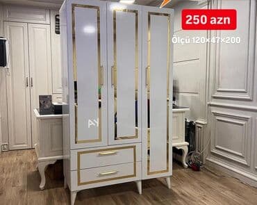 Açılan, 3 qapılı Düz dolab, Qarderob, paltar dolabı lalafo.az -da Açılan, 3 qapılı Düz dolab, Qarderob, paltar dolabı