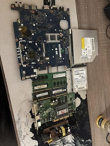 Komputer ehtiyat hissələri paketi Tərkib: - Noutbuk ana platası (tam lalafo.az -da Komputer ehtiyat hissələri paketi Tərkib: - Noutbuk ana platası (tam