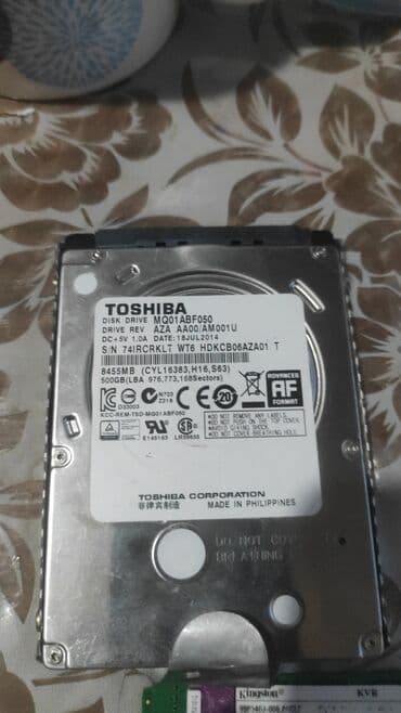 Daxili Sərt disk (HDD) Toshiba, 512 GB, 2.5" lalafo.az -da Daxili Sərt disk (HDD) Toshiba, 512 GB, 2.5"