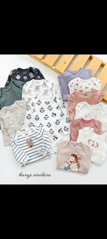 Məhsul: Körpə üçün uzunqollu bodilər dəsti Təsvir: - Yumşaq pambıq lalafo.az -da Məhsul: Körpə üçün uzunqollu bodilər dəsti Təsvir: - Yumşaq pambıq