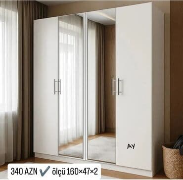 Açılan, 4 qapılı Düz dolab, Qarderob, paltar dolabı lalafo.az -da Açılan, 4 qapılı Düz dolab, Qarderob, paltar dolabı