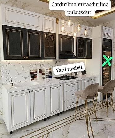 Yeni Mətbəx mebeli 2490 azn Üsdü tökmə mərməri+sineliy mermerle ve lalafo.az -da Yeni Mətbəx mebeli 2490 azn Üsdü tökmə mərməri+sineliy mermerle ve