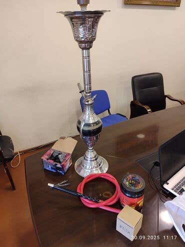 Misir Qəlyanı.
Şəkildə gördüyünüz tütün və kömür üzərində verilir lalafo.az -da Misir Qəlyanı.
Şəkildə gördüyünüz tütün və kömür üzərində verilir