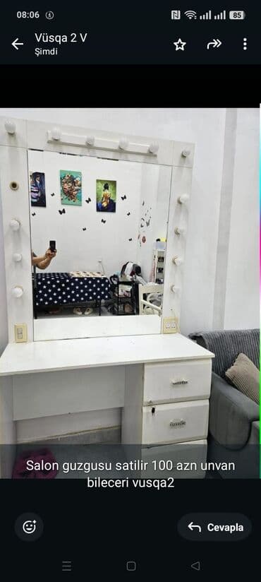 Makiyaj üçün masa lalafo.az -da Makiyaj üçün masa