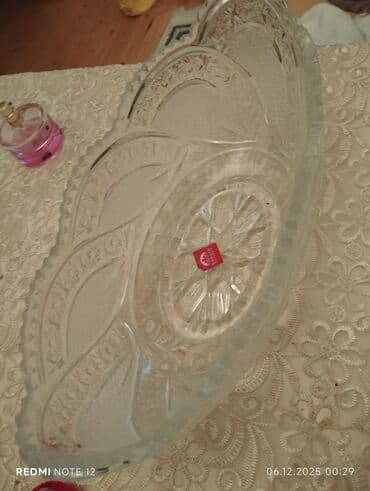 Şüşə meyvə/qəlyanaltı qabları - Material: qalın, şəffaf şüşə - lalafo.az -da Şüşə meyvə/qəlyanaltı qabları - Material: qalın, şəffaf şüşə -