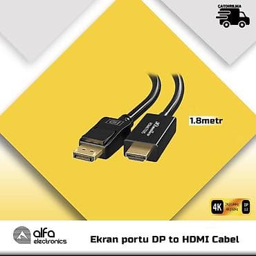 Alfa Electronics: Kabel Display to HDMI 1) 3 seçim var, lütfən, kabelin və lalafo.az -da Alfa Electronics: Kabel Display to HDMI 1) 3 seçim var, lütfən, kabelin və