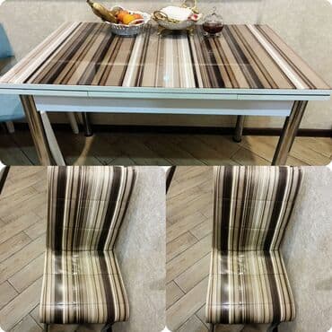 Açılan masa desti. metbex üçün. 120azn. yaxsi veziyyetde. 4 stulla lalafo.az -da Açılan masa desti. metbex üçün. 120azn. yaxsi veziyyetde. 4 stulla