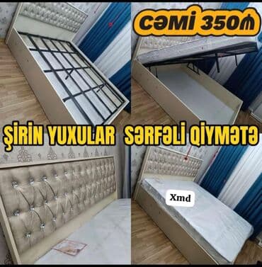 Təknəfərlik çarpayı, Bazalı, Matras ilə, Siyirməsiz lalafo.az -da Təknəfərlik çarpayı, Bazalı, Matras ilə, Siyirməsiz