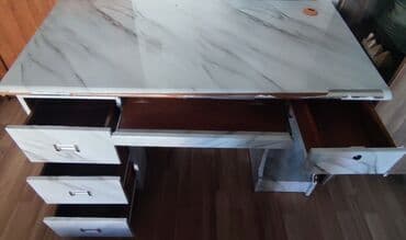 Düz masa, Polkalı, Siyirməli, MDF lalafo.az -da Düz masa, Polkalı, Siyirməli, MDF