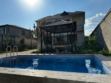 Hovuzlu iki mərtəbəli şəxsi bağ evi günlük icarəyə verilir - 3 yataq lalafo.az -da Hovuzlu iki mərtəbəli şəxsi bağ evi günlük icarəyə verilir - 3 yataq