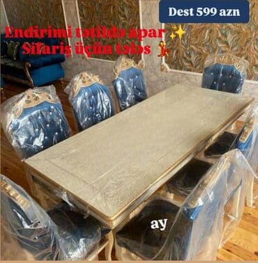 Masa desti sifarisle hazırlanır. ⚜️ İstehsaldan satiş, otağınıza lalafo.az -da Masa desti sifarisle hazırlanır. ⚜️ İstehsaldan satiş, otağınıza