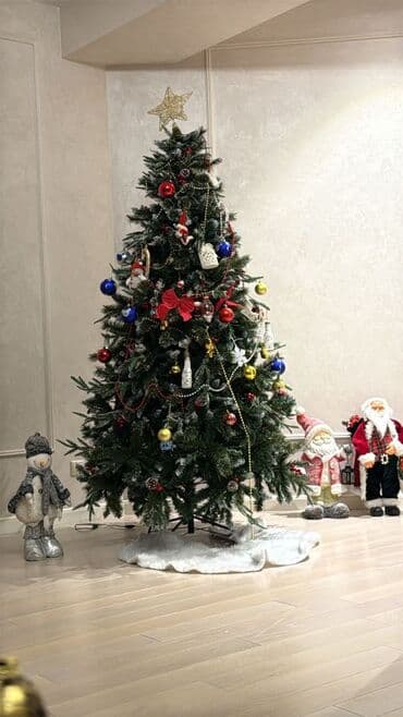 Yeni il şam ağacı – dekorasiyalı komplekt - Realistik görünüşlü süni lalafo.az -da Yeni il şam ağacı – dekorasiyalı komplekt - Realistik görünüşlü süni