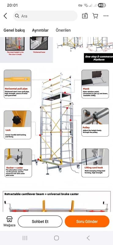 Декоративные панели для стен: Bu qatlanan çoxməqsədli nərdivan müxtəlif işlər üçün uyğun olan at lalafo.az — 4 Декоративные панели для стен: Bu qatlanan çoxməqsədli nərdivan müxtəlif işlər üçün uyğun olan — 4