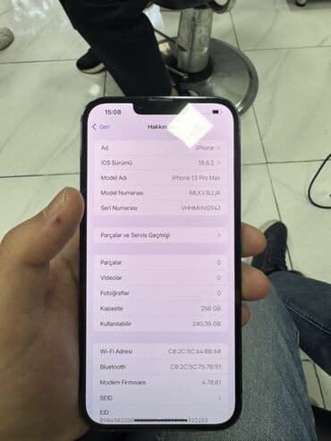 IPhone 13 Pro Max, 256 GB, Sierra Blue, Simsiz şarj lalafo.az -da IPhone 13 Pro Max, 256 GB, Sierra Blue, Simsiz şarj