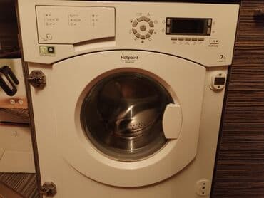 Paltaryuyan maşın Hotpoint Ariston, 7 kq, Avtomat, Qurutmasız lalafo.az -da Paltaryuyan maşın Hotpoint Ariston, 7 kq, Avtomat, Qurutmasız