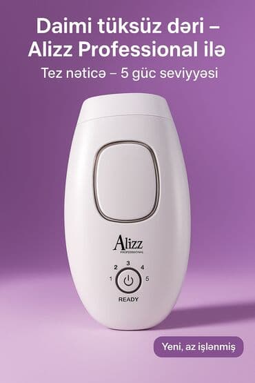 Lazer epilyatoru, Allizz, İşlənmiş, Pulsuz çatdırılma lalafo.az -da Lazer epilyatoru, Allizz, İşlənmiş, Pulsuz çatdırılma