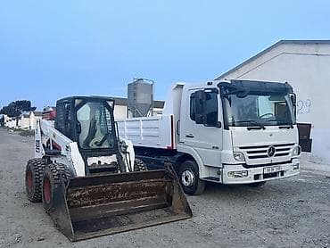 Mini yükləyici və dump tipli yük maşını ilə torpaq işləri xidməti lalafo.az -da Mini yükləyici və dump tipli yük maşını ilə torpaq işləri xidməti