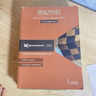 Riyaziyyat – abituriyentlər üçün tapşırıqlar toplusu (I–II qruplar lalafo.az -da Riyaziyyat – abituriyentlər üçün tapşırıqlar toplusu (I–II qruplar