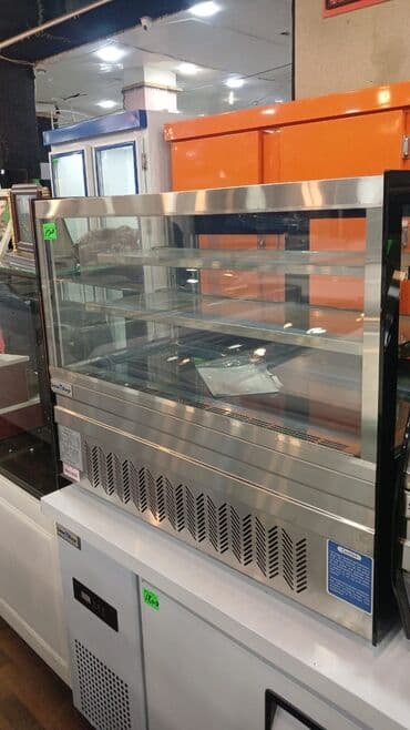 Paslanmayan poladdan vitrin tipli soyuducu/isitməli şkaf (countertop lalafo.az -da Paslanmayan poladdan vitrin tipli soyuducu/isitməli şkaf (countertop