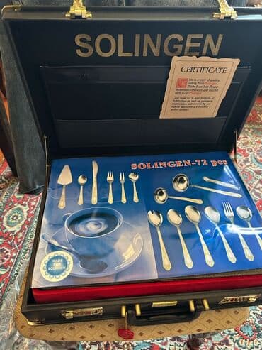SOLINGEN 72 Parça Süfrə Qaşıq-bıçaq Dəsti – portfel qutuda - Brend lalafo.az -da SOLINGEN 72 Parça Süfrə Qaşıq-bıçaq Dəsti – portfel qutuda - Brend