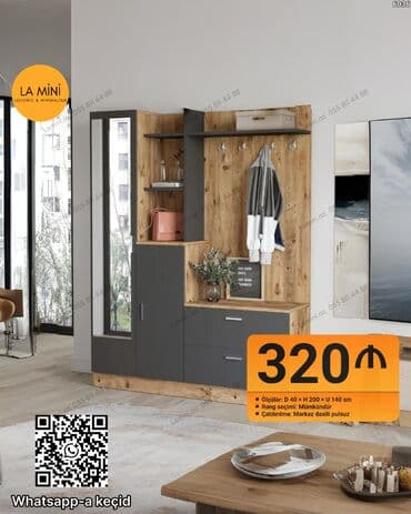 Açılan, 1 qapı Düz dolab, Dəhliz dolabı lalafo.az -da Açılan, 1 qapı Düz dolab, Dəhliz dolabı