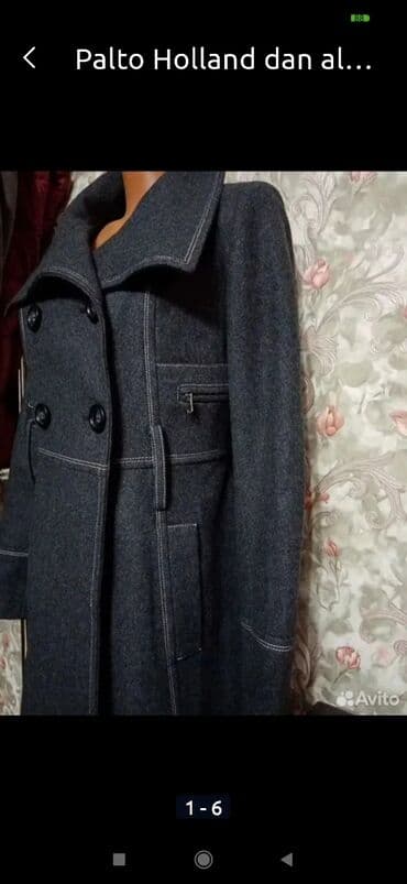 Голландия пальто, плащ из Европы женское, теплое пальто надето пару lalafo.az -da Голландия пальто, плащ из Европы женское, теплое пальто надето пару