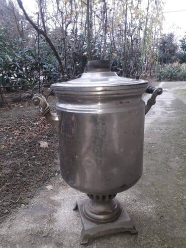 Угли: Б/у Дровяной Самовар, Более 10 л, Самовывоз at lalafo.az — 2 Угли: Б/у Дровяной Самовар, Более 10 л, Самовывоз — 2