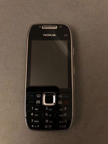 Nokia E75, rəng - Qara, Düyməli lalafo.az -da Nokia E75, rəng - Qara, Düyməli