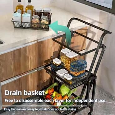 Metbex qabılar ücün tekerli podnos lalafo.az -da Metbex qabılar ücün tekerli podnos