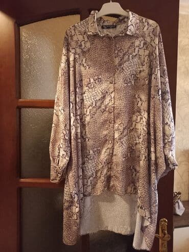 Qadın köynəyi – FZ Women - Model: uzun, oversize kəsimli, arxası ön lalafo.az -da — 2 Qadın köynəyi – FZ Women - Model: uzun, oversize kəsimli, arxası ön — 2