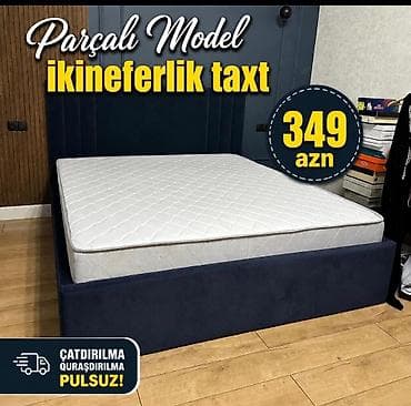 Parçalı model ikinəfərlik taxt - Geniş ölçülü, rahat yuxu üçün lalafo.az -da Parçalı model ikinəfərlik taxt - Geniş ölçülü, rahat yuxu üçün