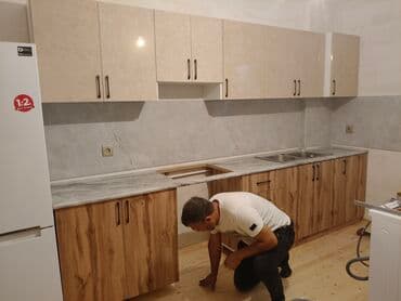 Кухонный гарнитур на заказ, Самозакрывающие петли, Ламинат гладкий, Нет кредита, Бесплатная доставка, Доставка в районы at lalafo.az Кухонный гарнитур на заказ, Самозакрывающие петли, Ламинат гладкий, Нет кредита, Бесплатная доставка, Доставка в районы