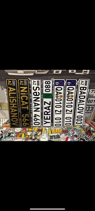 Məhsul: Fərdi dizaynlı dekorativ “AZ” stilində nömrə lövhələri lalafo.az -da Məhsul: Fərdi dizaynlı dekorativ “AZ” stilində nömrə lövhələri