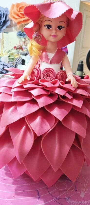 Dekorativ abajur – kukla formalı masa lampası - Dizayn: Qız kukla lalafo.az -da Dekorativ abajur – kukla formalı masa lampası - Dizayn: Qız kukla