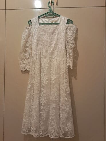 Ağ rəngli zərif krujeva don - Brend: MA&RA (etiketdə göstərilir) lalafo.az -da Ağ rəngli zərif krujeva don - Brend: MA&RA (etiketdə göstərilir)