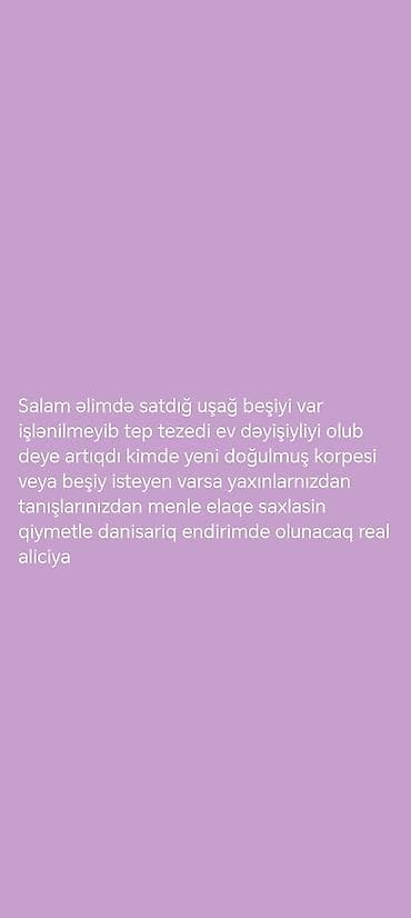 Игрушки для колыбели: Salam əlimdə satdığ uşağ beşiyi var şəkili yoxdu cunki yığılı deyil ev at lalafo.az — 1 Игрушки для колыбели: Salam əlimdə satdığ uşağ beşiyi var şəkili yoxdu cunki yığılı deyil ev — 1