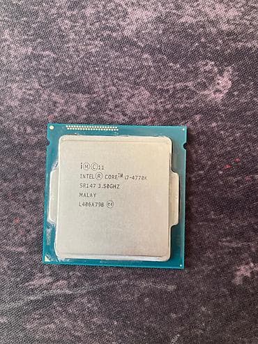 Prosessor Intel Core i7 i7-4770K, 3-4 GHz, 4 nüvə, İşlənmiş lalafo.az -da Prosessor Intel Core i7 i7-4770K, 3-4 GHz, 4 nüvə, İşlənmiş