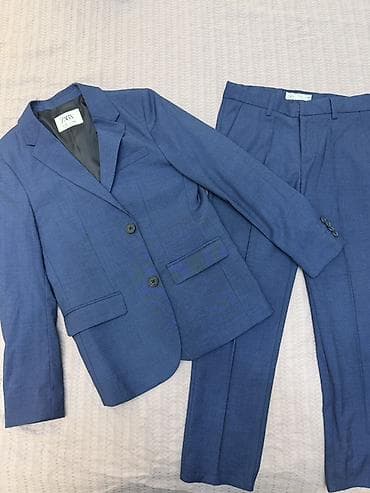 ZARA markalı oğlan kostyumu – pencək və şalvar dəsti. Zərif mavi lalafo.az -da ZARA markalı oğlan kostyumu – pencək və şalvar dəsti. Zərif mavi