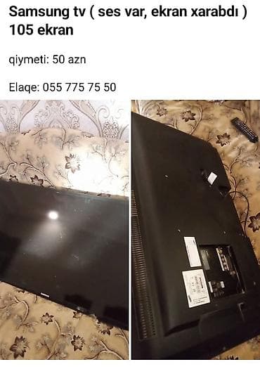 İşlənmiş Televizor Samsung LED ekran Ünvandan götürmə, Ödənişli çatdırılma lalafo.az -da İşlənmiş Televizor Samsung LED ekran Ünvandan götürmə, Ödənişli çatdırılma
