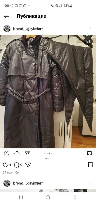 Yeni brend kurtka 42,44,46 razmer lalafo.az -da Yeni brend kurtka 42,44,46 razmer