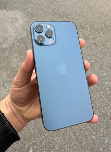 IPhone 12 Pro Max, 256 GB, Pacific Blue, Face ID lalafo.az -da IPhone 12 Pro Max, 256 GB, Pacific Blue, Face ID