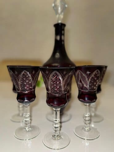 Qədəhlər, Xrustal, 6 ədədli dəst lalafo.az -da Qədəhlər, Xrustal, 6 ədədli dəst