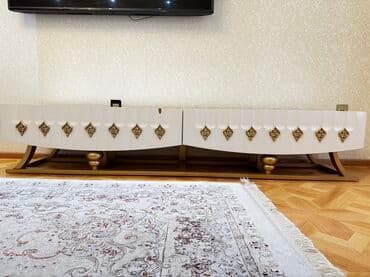 Barokko üslubunda TV altlığı və divar paneli dəsti. 600manata mebel lalafo.az -da Barokko üslubunda TV altlığı və divar paneli dəsti. 600manata mebel