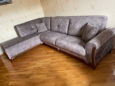 Künc divan, İşlənmiş, Açılan, Bazalı, Vеlur parça lalafo.az -da Künc divan, İşlənmiş, Açılan, Bazalı, Vеlur parça