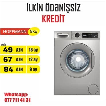 Paltaryuyan maşın Hoffmann, 8 kq, Avtomat, Qurutmasız, Kredit var lalafo.az -da Paltaryuyan maşın Hoffmann, 8 kq, Avtomat, Qurutmasız, Kredit var