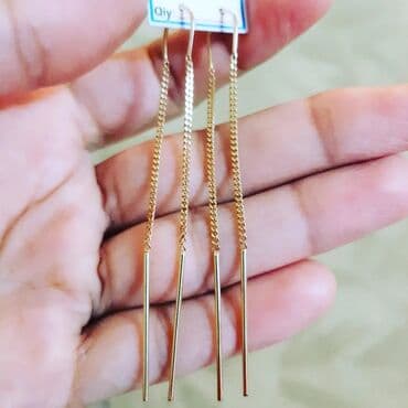 Sırğa, Sarı qızıl, 585 Əyar, 214 g lalafo.az -da Sırğa, Sarı qızıl, 585 Əyar, 214 g