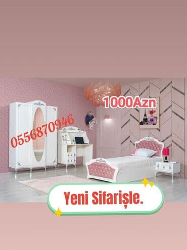 Oğlan və qız üçün, Yeni, Təknəfərlik çarpayı, Dolab, Tumba, Yazı masası lalafo.az -da Oğlan və qız üçün, Yeni, Təknəfərlik çarpayı, Dolab, Tumba, Yazı masası