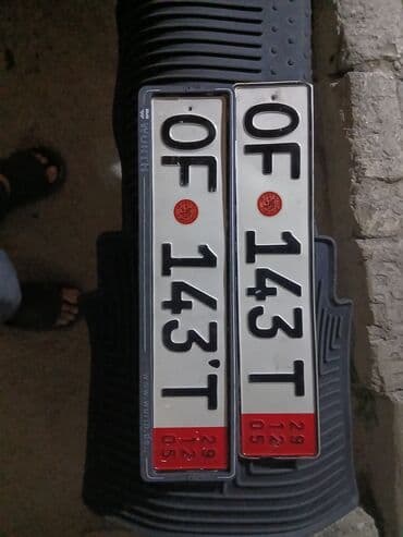 Alman nömrə nişanları dəsti - Nişan: OF 143 T (2 ədəd lövhə) - Rəng lalafo.az -da Alman nömrə nişanları dəsti - Nişan: OF 143 T (2 ədəd lövhə) - Rəng