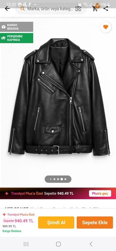 Оверсайз куртка, заказали с трендйола, по размеру не подошла lalafo.az -da Оверсайз куртка, заказали с трендйола, по размеру не подошла