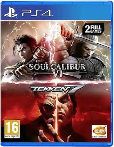 Ps4 soulcalibur 6 tekken 7 lalafo.az -da Ps4 soulcalibur 6 tekken 7